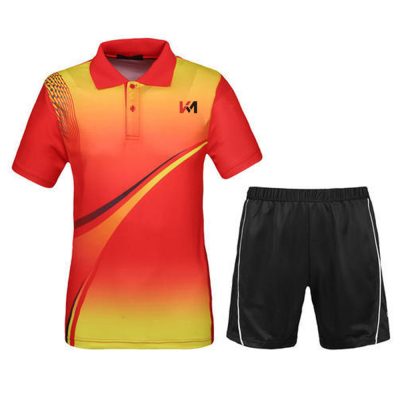 Orange-Yellow Tennis Uniform