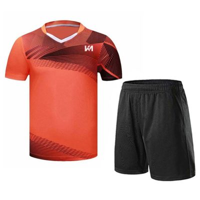Orange New Design Tennis Uniform
