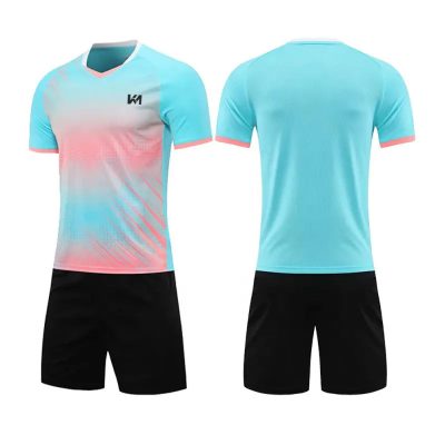 Turquoise-Pink Volleyball Uniform
