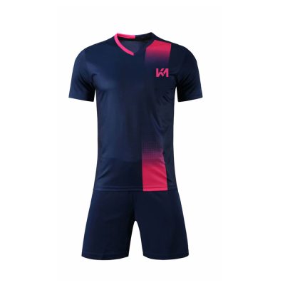 Navy-Fuchsia Athletic Jersey Set