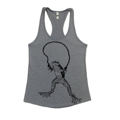 Grey Color Printed Men's Tank Top