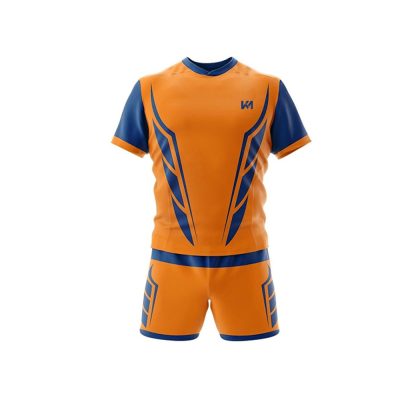 Orange Color Comfortable Rugby Uniforms