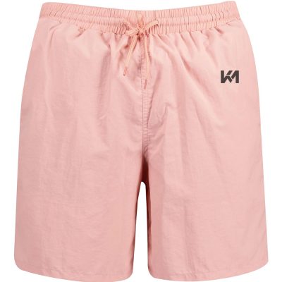 Plain Peach Casual Shorts