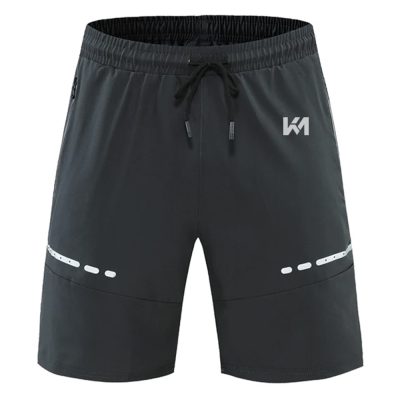 Plain Black Casual Shorts