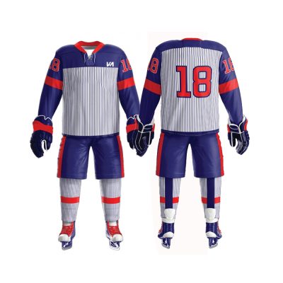 Latest Design Sublimated Printed Jersey Ice Hockey Uniforms