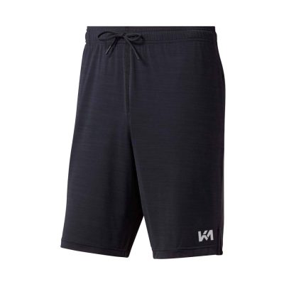 Simple Black Drawstring Men's Workout Shorts
