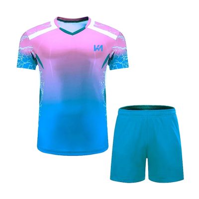 Multi Color Shaded Badminton Uniforms