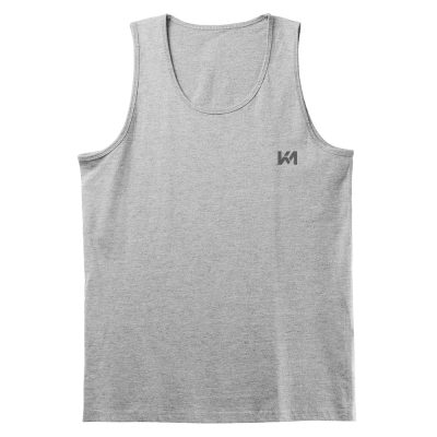 Top Quality Grey Color Plain Men's Tank Top