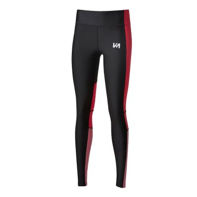 Crimson Edge Gym Leggings