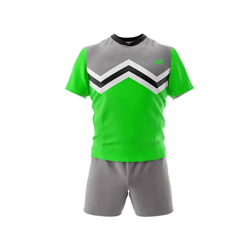 Green-Grey Sublimated Rugby Uniforms