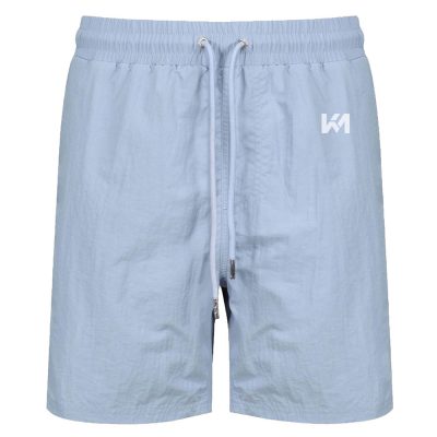 Grey Color Drawstring Casual Shorts
