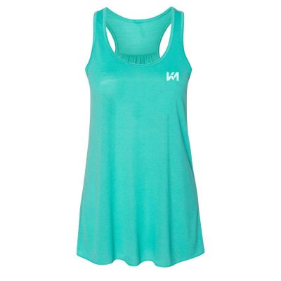 TealFlex Performance Scoop Gym Tank