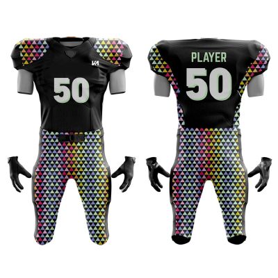Fully Dotted Printed American Football Uniforms