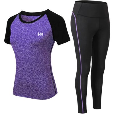 Purple Performance Yoga Set