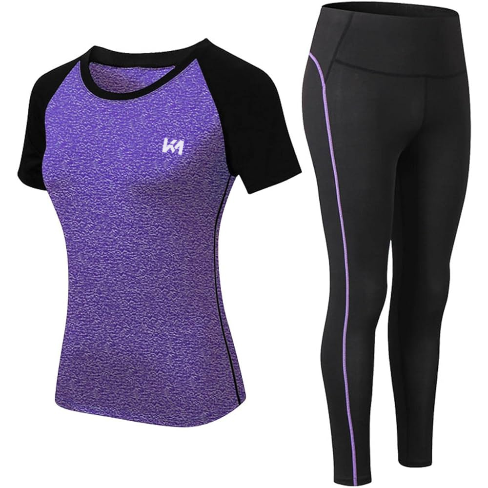 Purple Performance Yoga Set