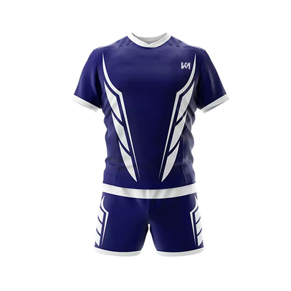 Blue-White Sublimated Rugby Uniforms