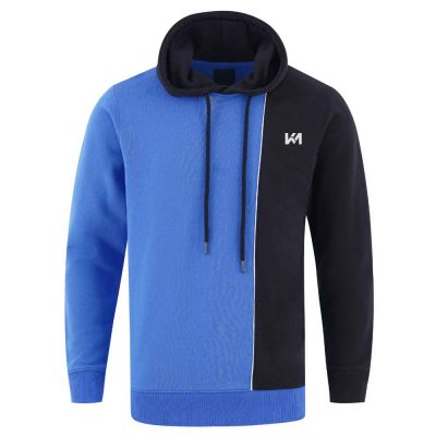 Blue-Black Casual Wear Unisex Hoodies